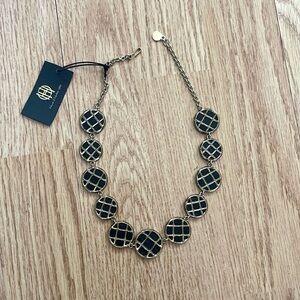 NEW House of Harlow 1960 90’s Style Gold And Black Necklace